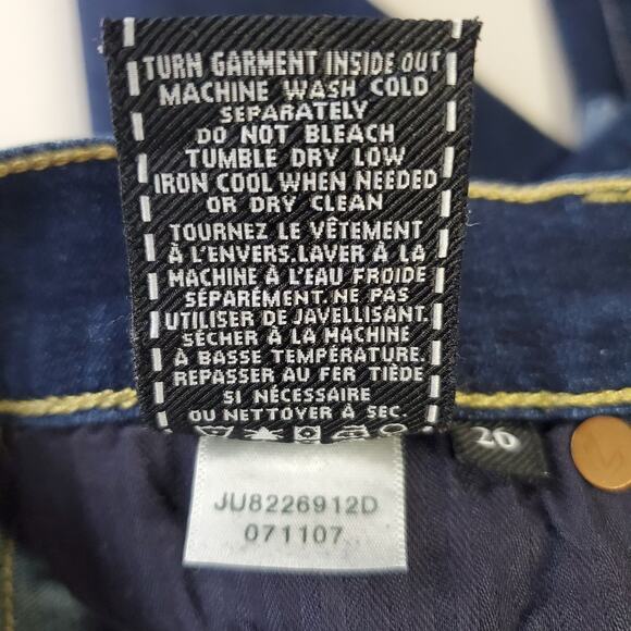 7 For All Mankind Women's Ankle Gwenevere Jeans Size 26 Ripped Knees Mid Rise - Picture 7 of 8